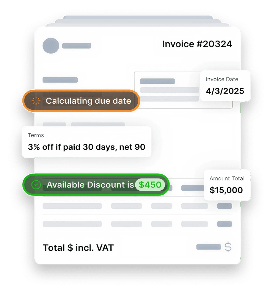 Financial document processing preview